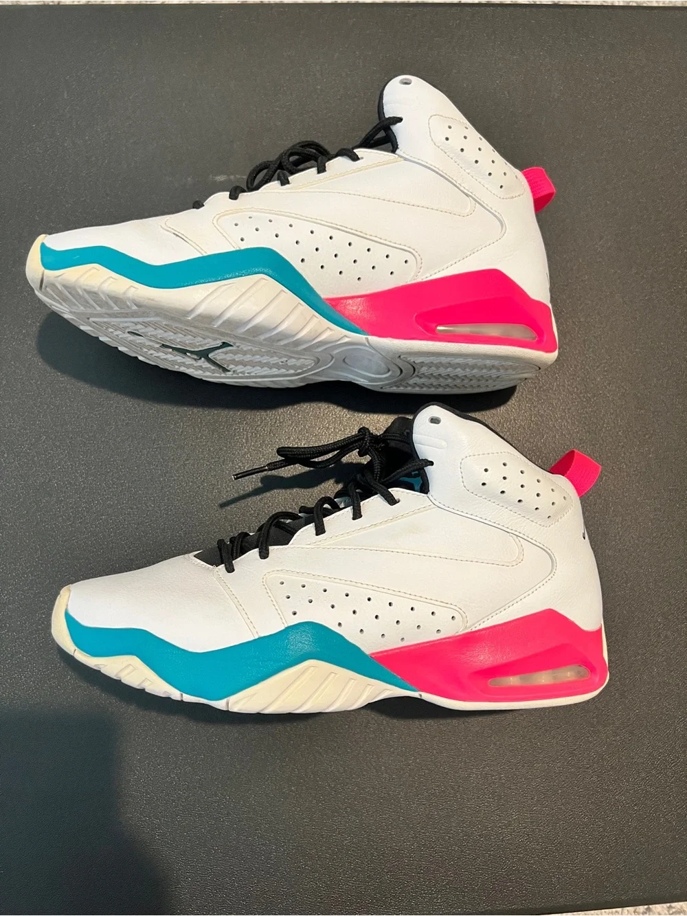Air Jordan Lift Off White Turbo Green Leather Mens 10